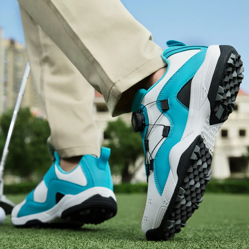 Men's Professional Golf Shoes 2023 New Nail Free Golf Walking Training Sneakers Men's Grass Comfortable Sneakers