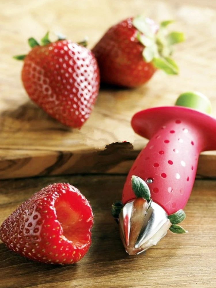 

Kitchen Strawberry Digging Tool Cutting Machine Fruit Cutting Knife Tomato Tomato Digging Machine Household Gadget