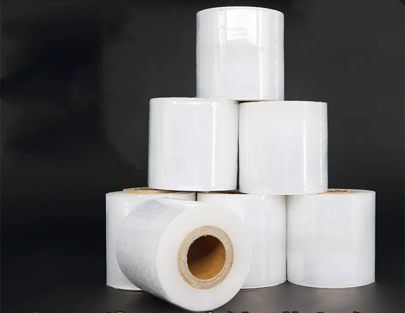 

PE Clear Winding Stretch Thin Film Anti-damage Small Package Wrap rolls fixed protect PE leakproof sticky membrane Sheet 5cm15cm