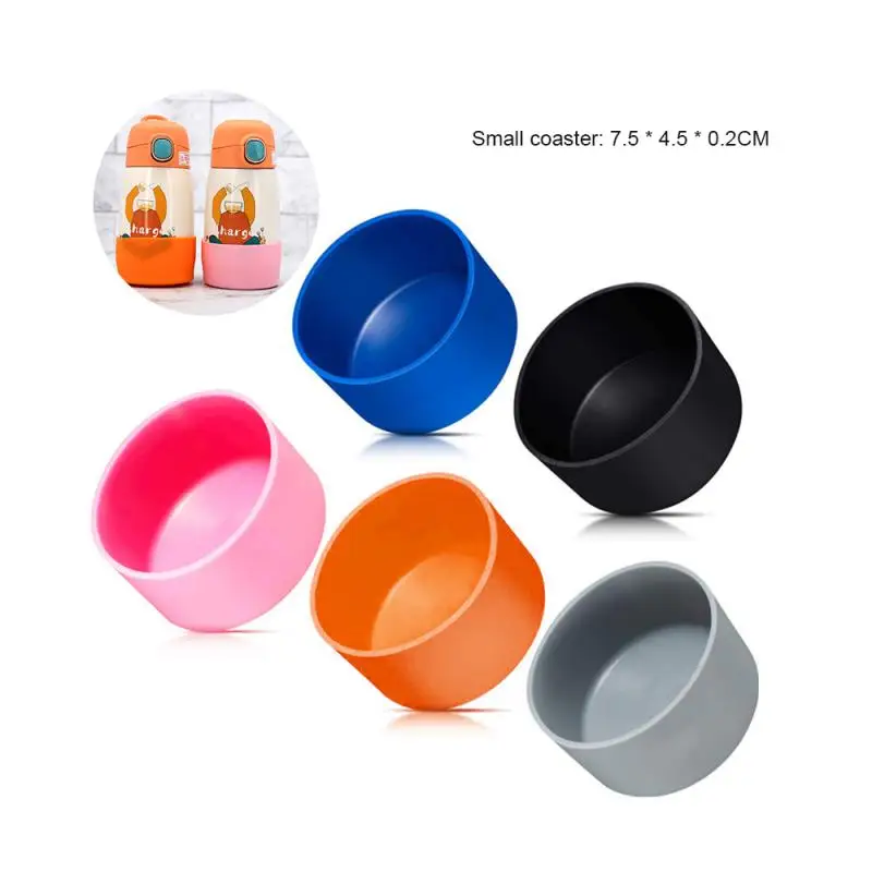 

Wear Resistant Silicone Base Cup 9cm Silicone Coaster Universal For Water Bottle Bottom Cover Coaster Newest Tumbler Boot 90mm