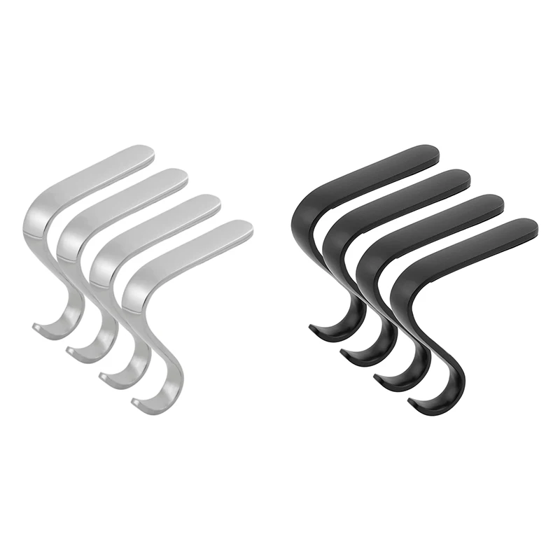 

4 Pack Christmas Stocking Mantle Hooks Holder Mantle Fireplace Topper Metal Hanger For Stockings Home Decor Stand