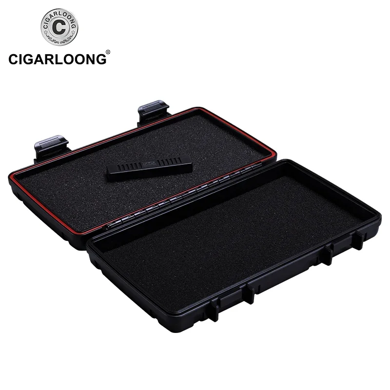 CIGARLOONG хьюмидор для сигар портативный дорожный увлажнитель коробка 5 палочек