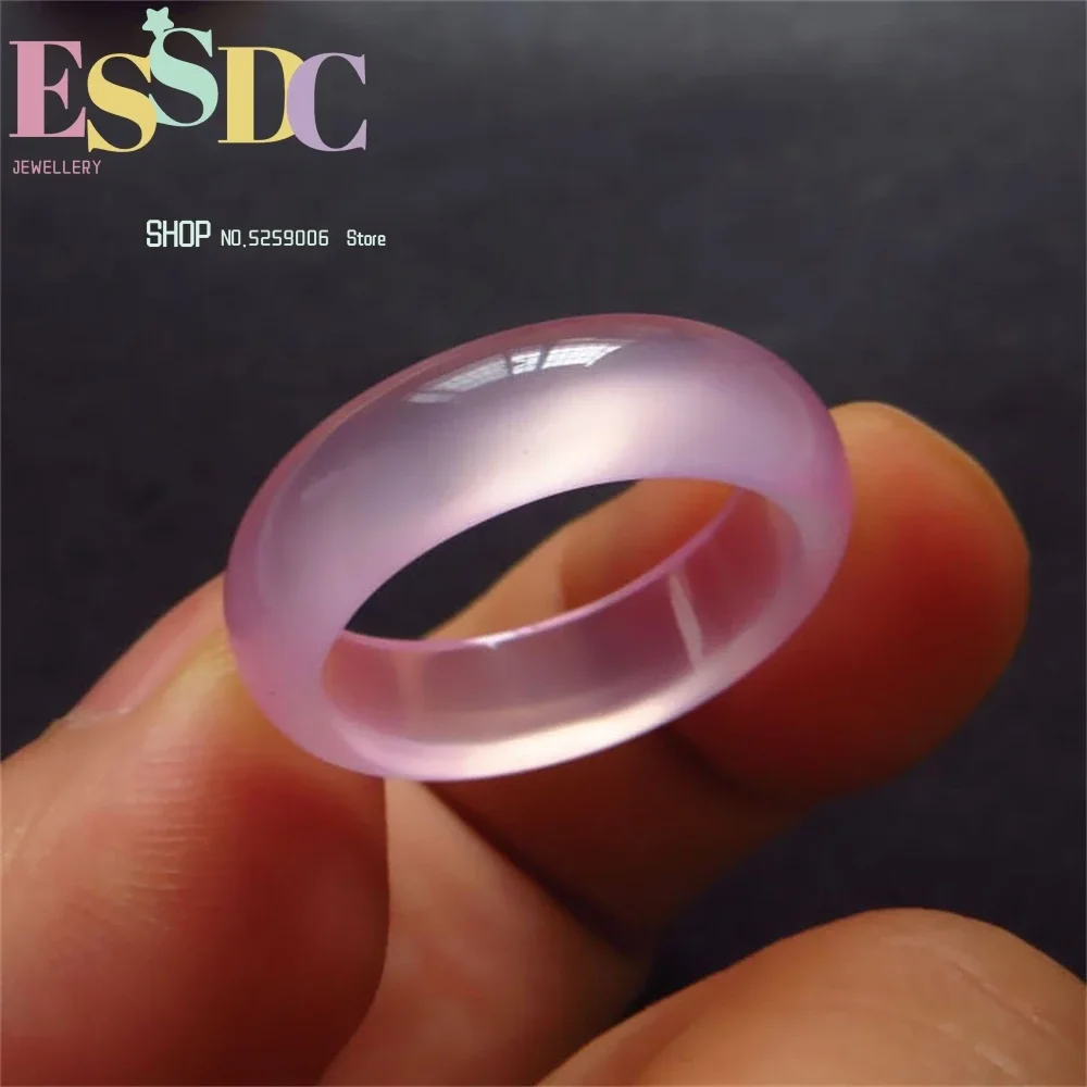 Женское брендовое кольцо Natural Lovers с розовым агатом нефритом халцедоном изумрудом