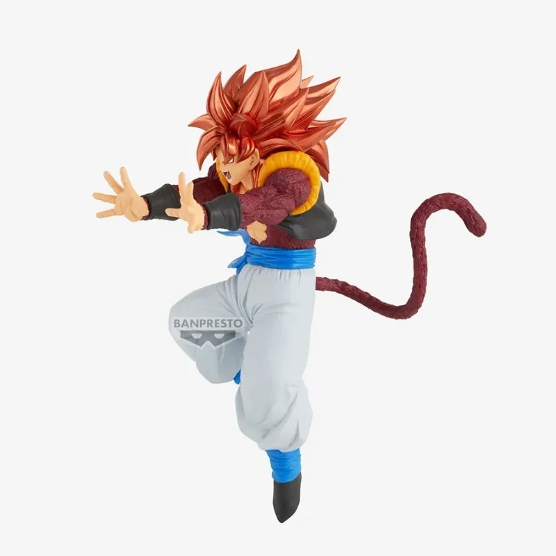 Фото В наличии: Фигурки BANDAI Banpresto Dragon Ball GT, аниме-фигурки Босс Супер Сайян 4 Гогета, коллекционные модели из ПВХ, игрушки-куклы №3