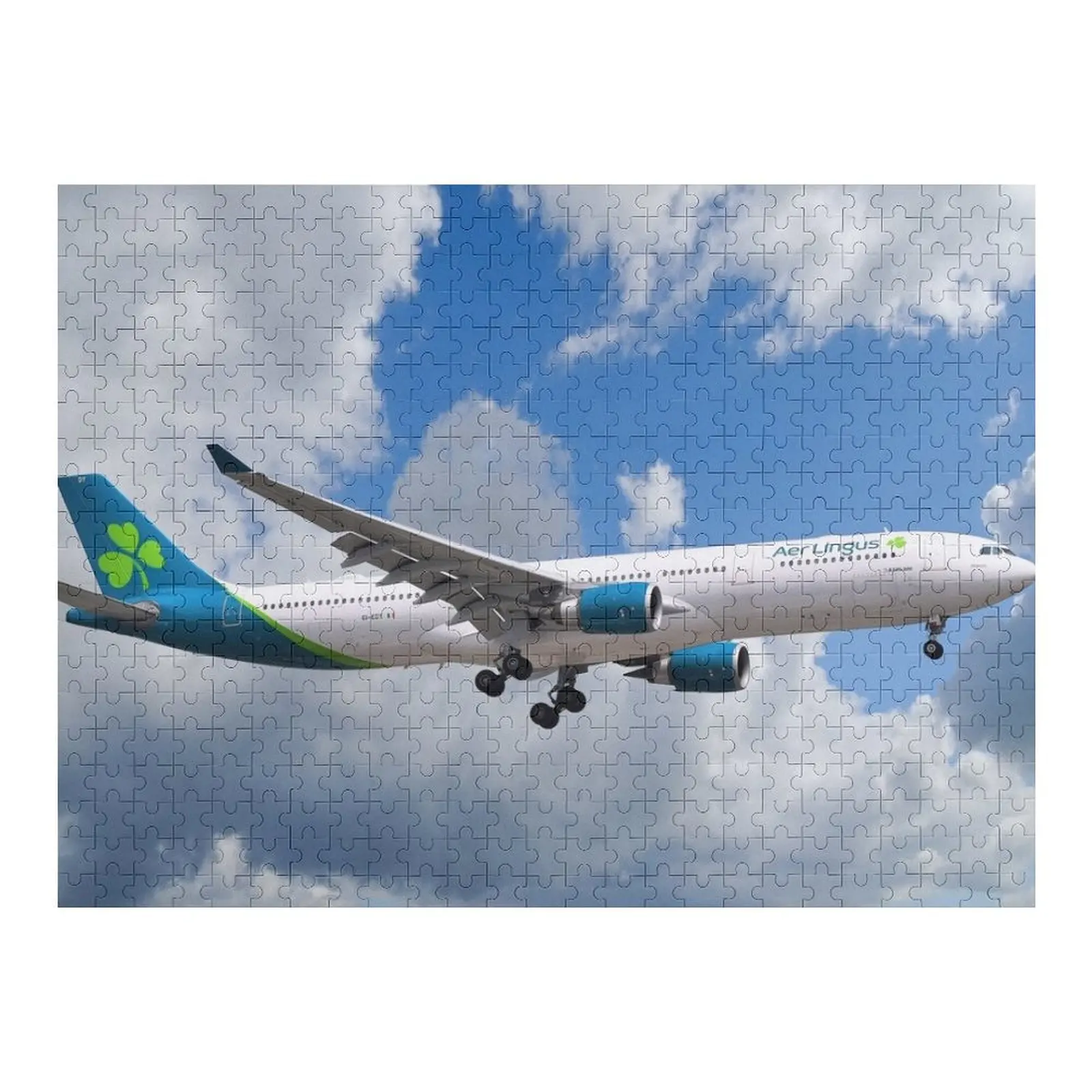 Фото Пазл Aer Lingus A330, деревянные коробки, кусочки головоломки для взрослых, персонализированные для детей, пазл №1