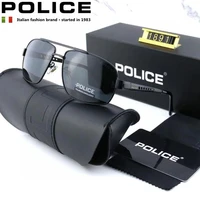 police 1891 new 2022 fashion luxury brand polarized sunglasses men driving sun glasses square full frames men brand designer