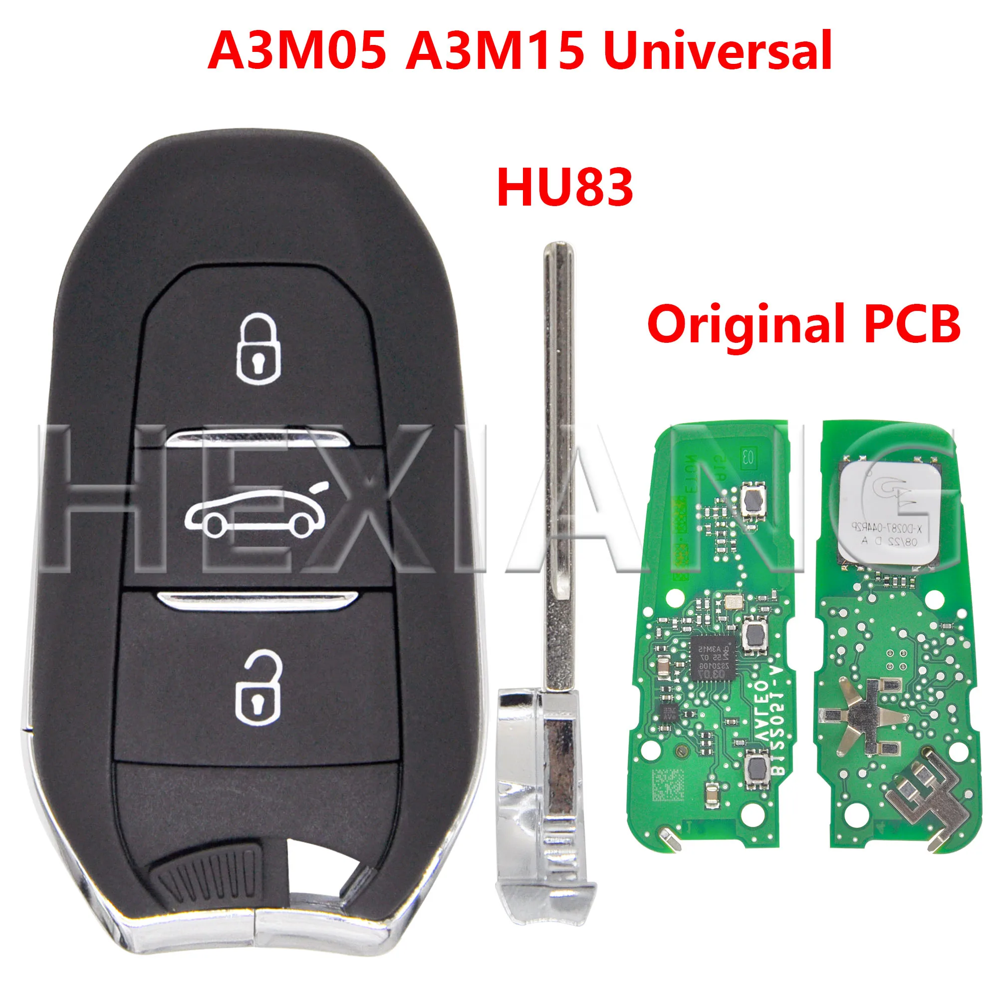 

Оригинальный чип HE PCB IM3A 4A A3M05/M3M15, универсальный 433 МГц ключ дистанционного управления без ключа Go для автомобиля Peugeot 508 5008 Citroen Opel