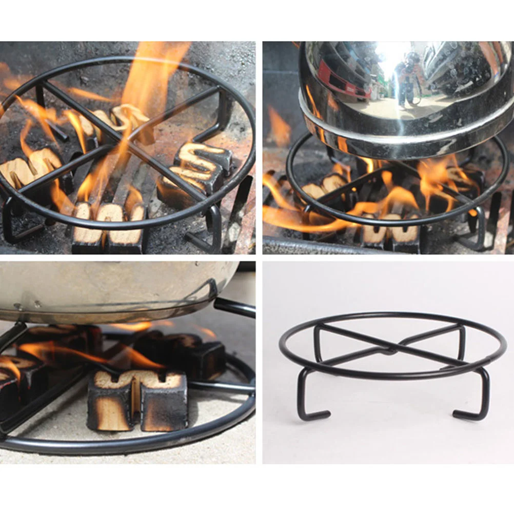 

Rack Wok Stove Gas Pot Iron Trivets Stand Steamernon Fire Grate Oven Support Pit Grill Accessories Holder Cast Ring Windshield