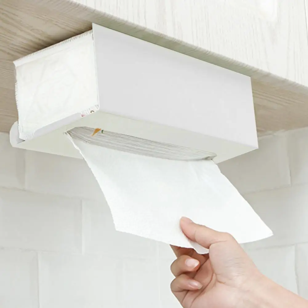 

Useful Tissue Rack Lightweight Heavy Duty Paper Towel Holder Rustproof Sturdy Paper Towel Holder for Bathroom