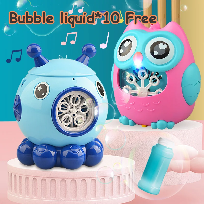 Электрическая пузырчатая машина светящаяся музыкальная светильник зырчатая
