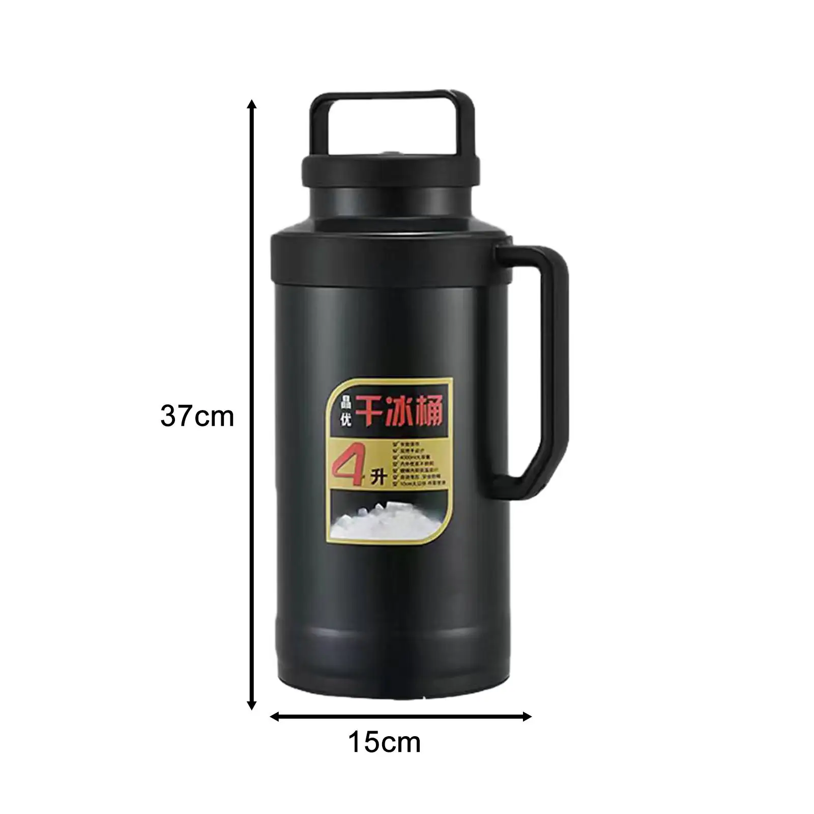 Ведро для сухого льда 6 л/4 л горшок хранения путешествий уличных ресторанов