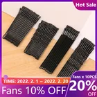 Заколки женские, черные, невидимые, прямые, 2021