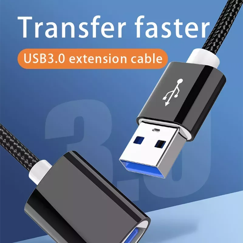 

NEW USB Extension 3.0 Male To Female Data Computer Printer U Disk Mouse Game Keyboard 2.0 Extension
