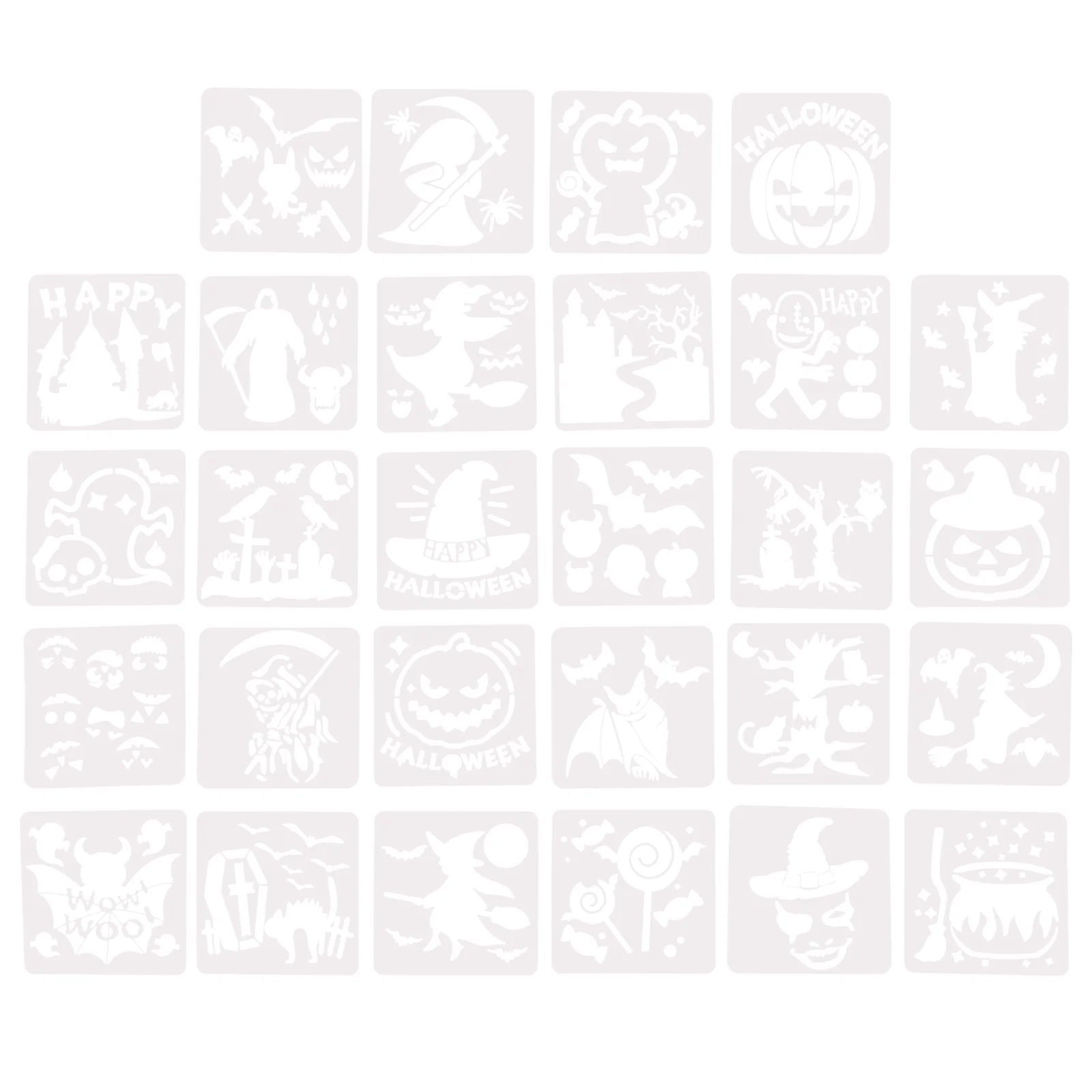 

Stencils Painting Template Stencildrawingtemplates Wood Scrapbookingpumpkin Cartoon Ghost Diy Inkjet Printing Hollow Out Large