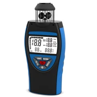 bt 8806 handheld anemometer tachometer speed meters 2 5150 kmh units adjustable with temperature measurement backlight display