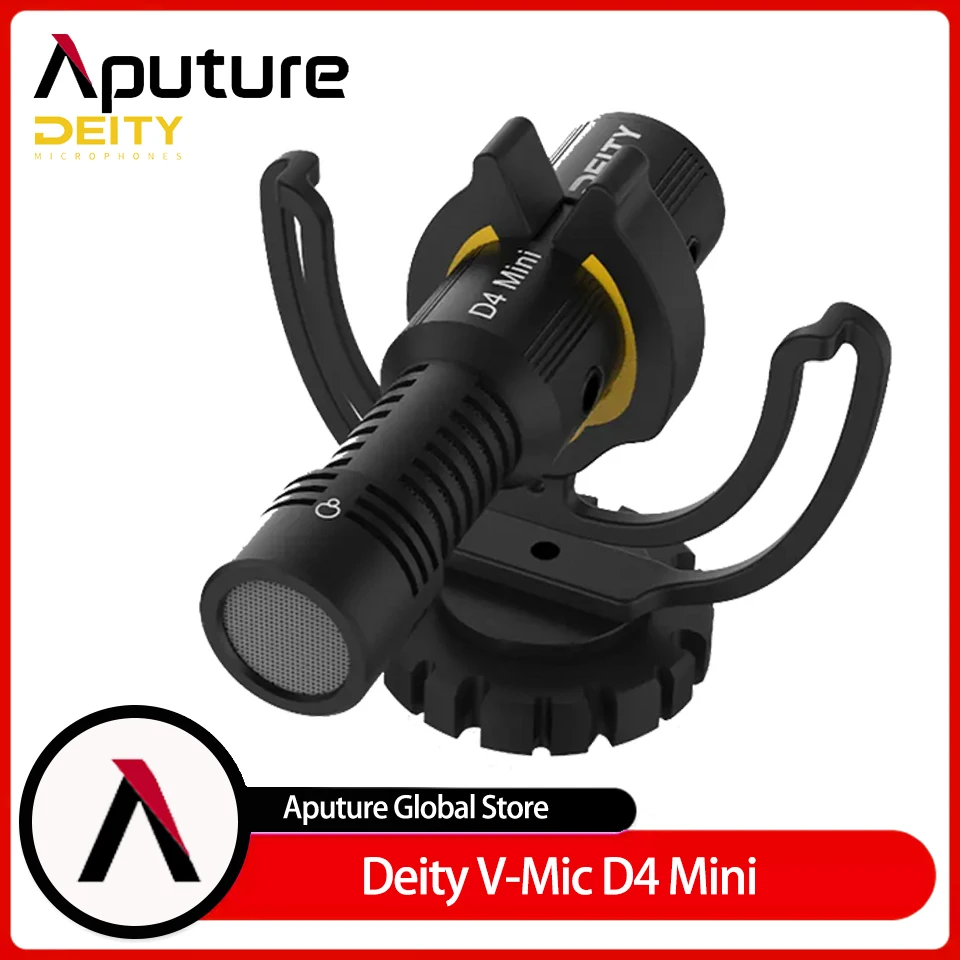 

Aputure Deity V-mic D4 Mini Supercardioid On-camera Wireless Microphone with Foam Windscreens for Video Studio