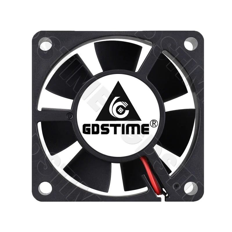 Фото Вентилятор Gdstime 6020, 24В/12В/5В DC, 60x60x20 мм, с двойным шарикоподшипником, для охлаждения 3D-принтеров и блоков питания №2