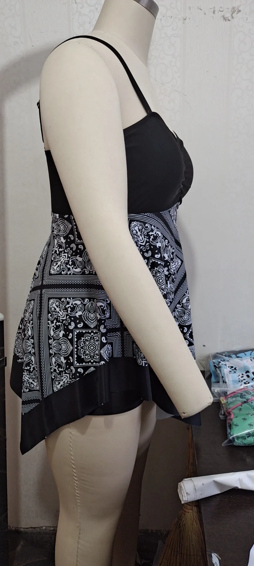 2022 New Swimsuits  XL-10XL Tankini Sets Female Plus Size Swimwear Beach Wear Two-Piece Bathing Suit Women's Swimming Suit