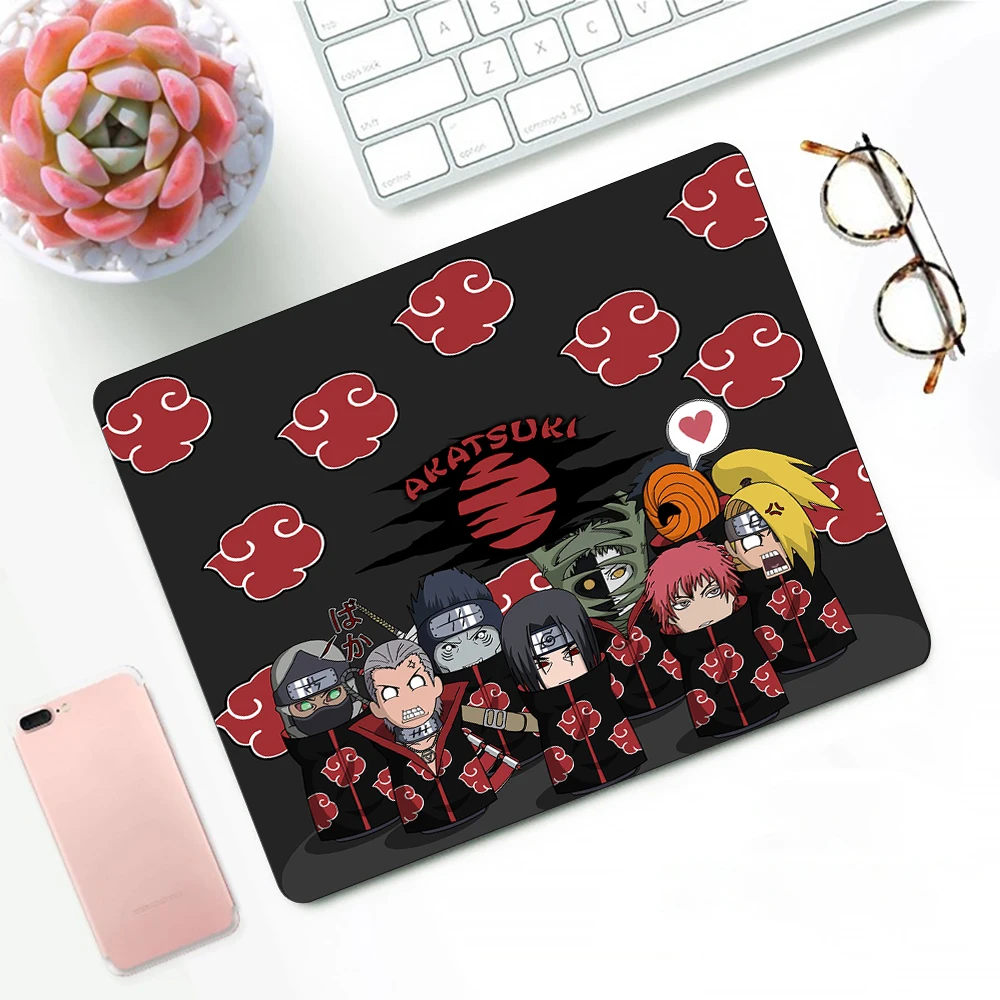 

Anime Naruto Akatsuki Nagato Design Pattern Game mousepad Small Pads Rubber Mouse Mat MousePad Desk Gaming Mousepad Cup Mat