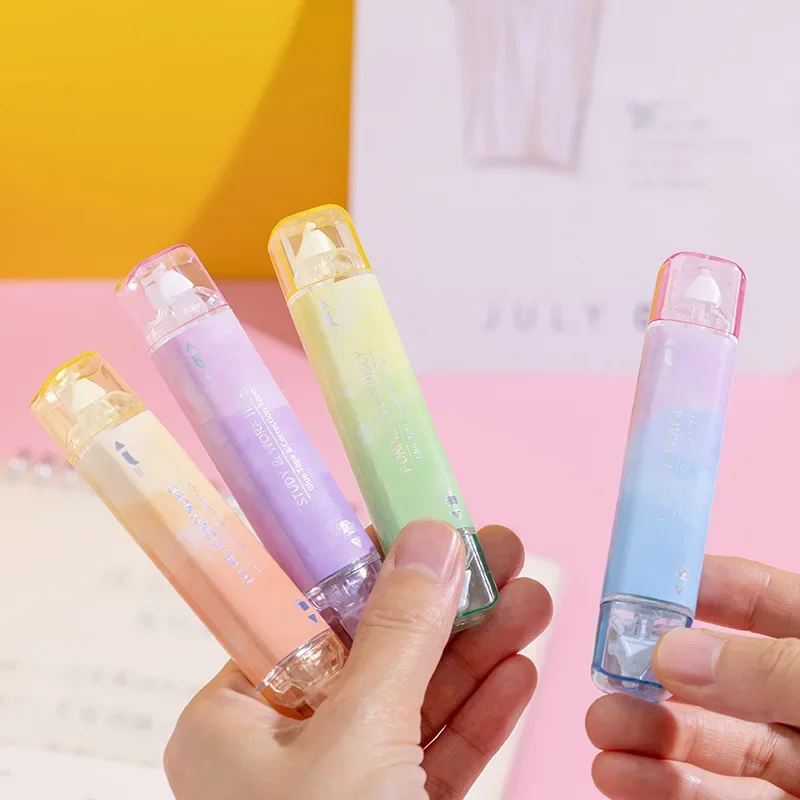 

Supplies Glue Stationery Correction Kids Adhesive Gifts Kawaii Stationery Point Office 1 Double Tape In 2 And Head 1pc Tape