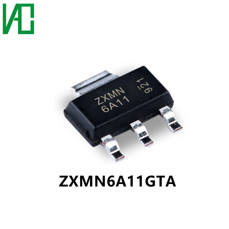 

10pcs/lot ZXMN6A11GTA ZXMN6A11 6A11 Transistor Kit MOSFET N-CH 60V 3.1A SOT223 In Stock