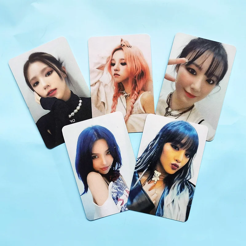 

5 шт./компл. оптовая продажа Kpop (G)I-DLE новый альбом I NEVER DIE Lomo Card фотопечать открыток постер картина Поклонники подарки коллекция