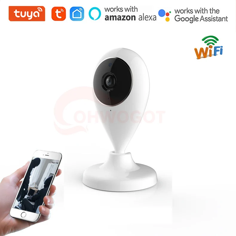 

Wireless Camera Smart Home Alexa Voice Control Phone Remote Monitoring WiFi MiNi IR cut work with Alexa Echo and google home