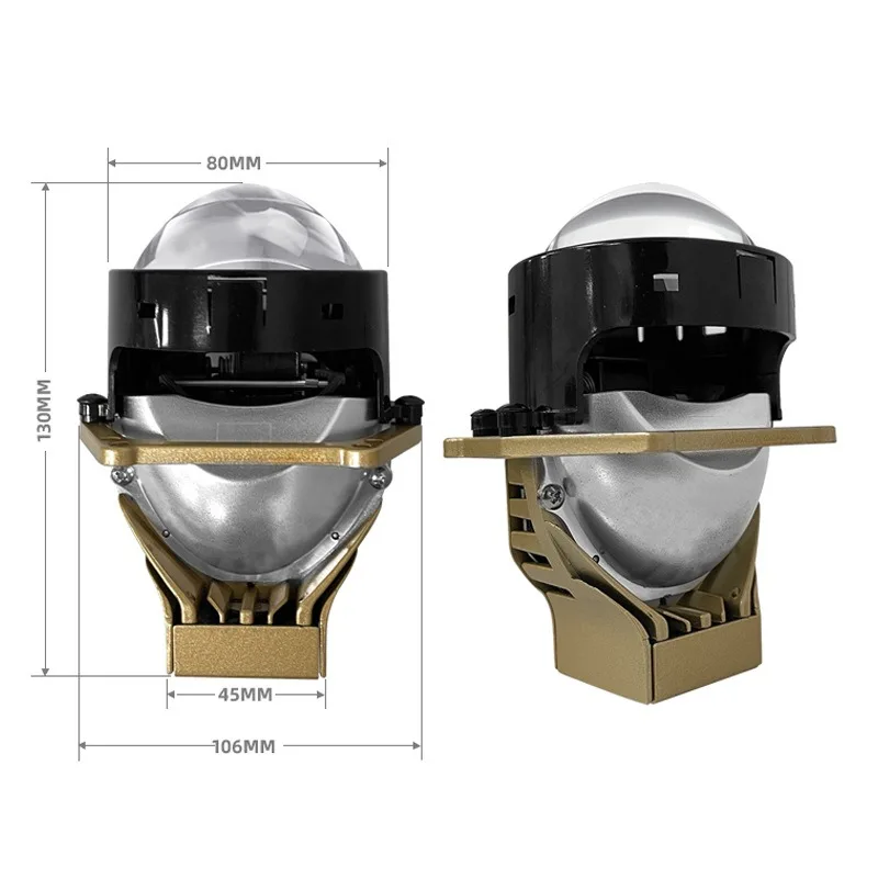 Обновите вашу автомобильную фару с трехдюймовым проекционным объективом LHD RHD Bi