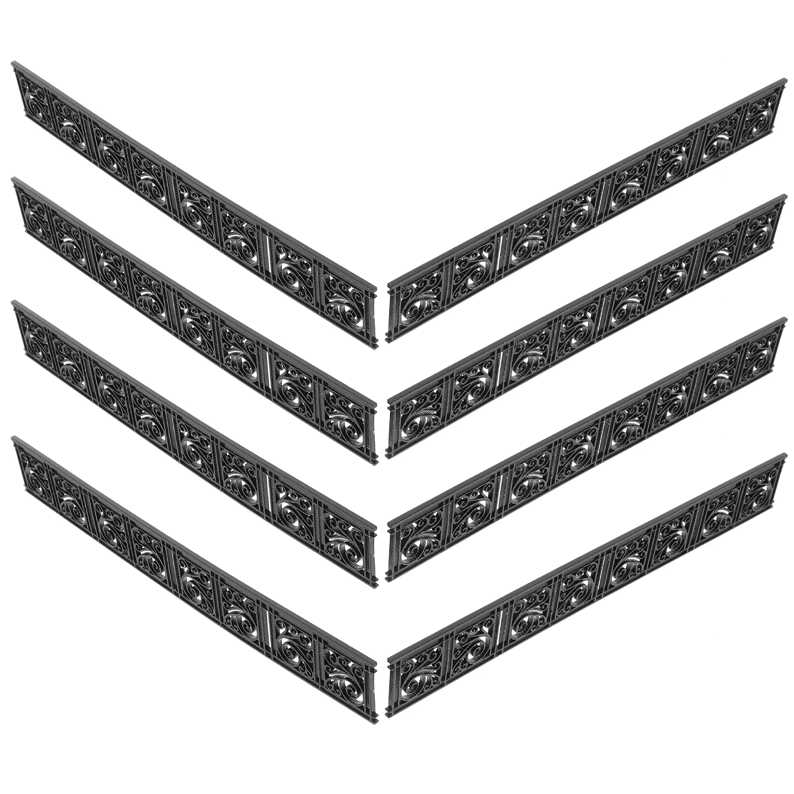 8 шт. ретро-декор собранная вручную песочница архитектурная модель перила