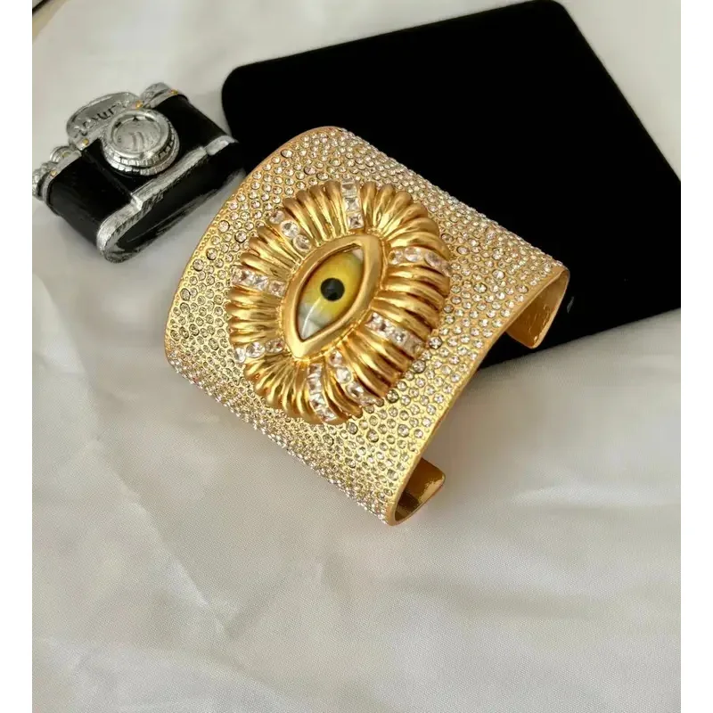 Новый модный браслет высококачественный абстрактный с бриллиантами для тяжелой