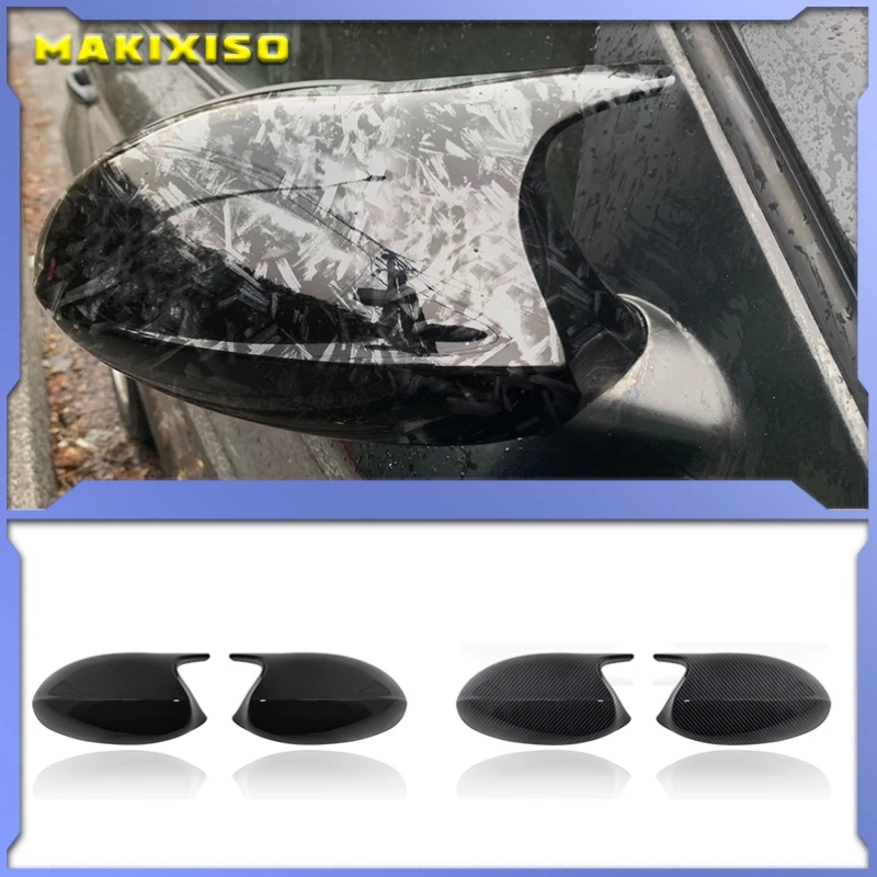 

Rearview Mirror Covers for Bmw 1 3 Series E90 E91 E92 E93 E80 E81 E87 E88 Rear-View Carbon Fiber Gloss Black