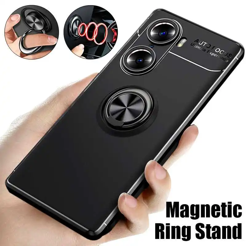 

Joomer Ring Holder Soft Case For Honor 60 Pro Phone Case Cover