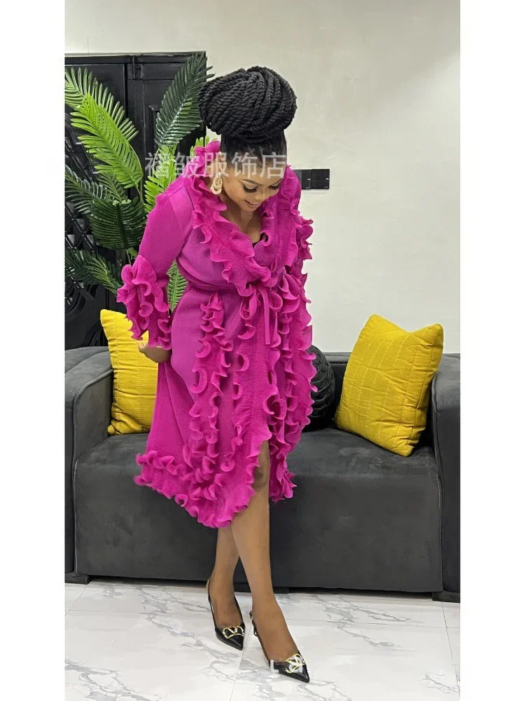 EGRM плиссированное вечернее пальто со складками для выпускного вечера с