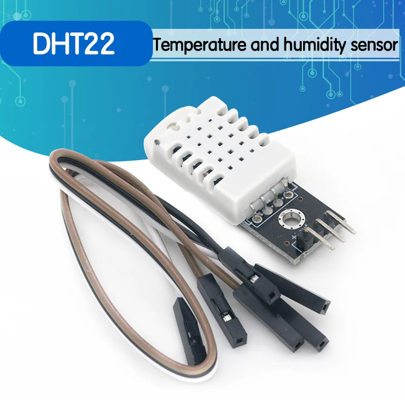 

Цифровой модуль датчика температуры и влажности DHT22 AM2302 для Arduino, сменный SHT11 SHT15 с кабелями Dupont