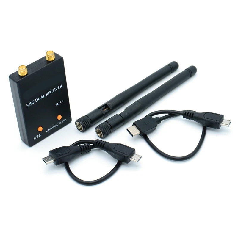 5 8G 150CH полный канал UVC двойная антенна управление приемник OTG FPV с аудио для
