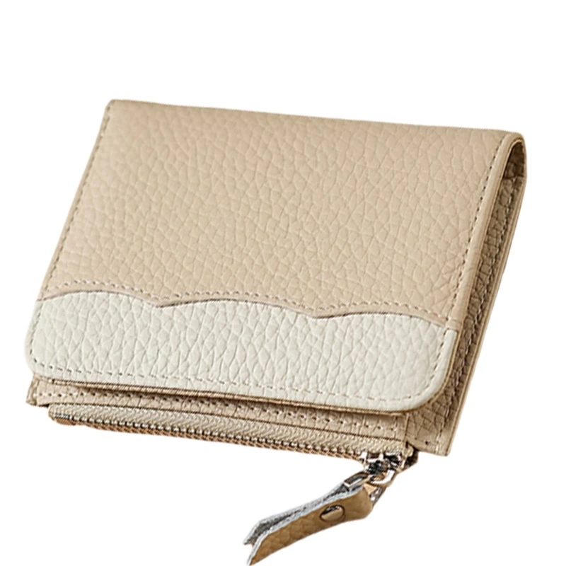 Маленький кошелек для женщин блокирующий футляр монет из искусственной кожи ecure