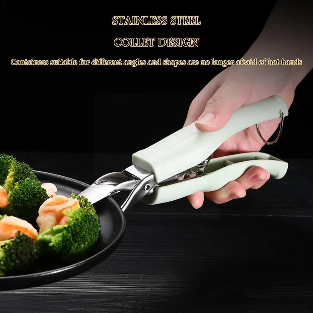 

Steel Tray Holder Anti Scalding Bowl Metal Clip Bowl Dishes Dish Kitchen Gripper Clamp Steamed Resistant Z0k5