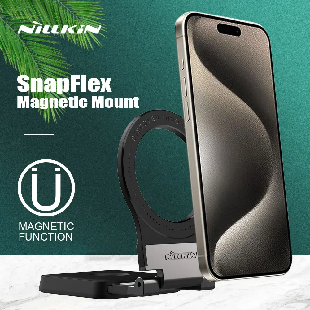 Магнитная наклейка NILLKIN SnapFlex для iPhone 15 14 13 12 Pro Max сильный магнитный