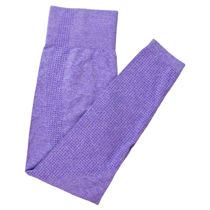 SVEIC Бесшовные штаны для йоги фитнеса Спортивные эластичные леггинсы с высокой