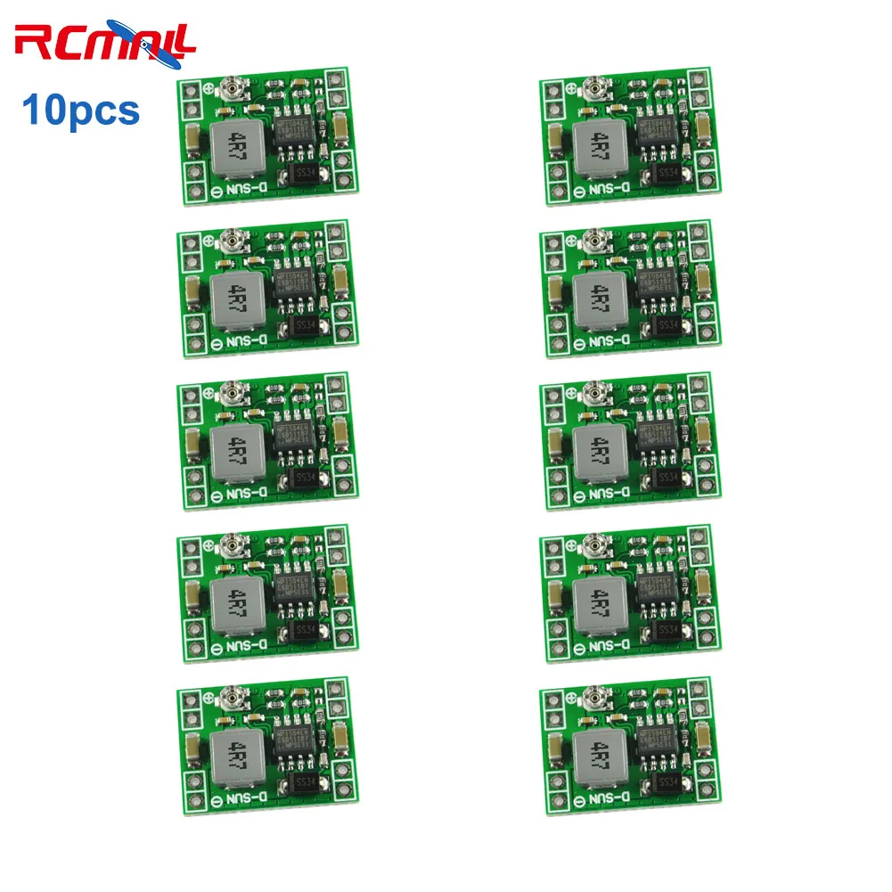 5 шт., понижающий модуль RCmall, регулируемый 3 А, от 4,5 в-28 в до 0,8 в-20 в, модуль питания MP1584EN