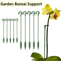 garden bonsai support stake stander single stem shrub holder butterflies orchid succulent plants stem climbing fixed supporter
