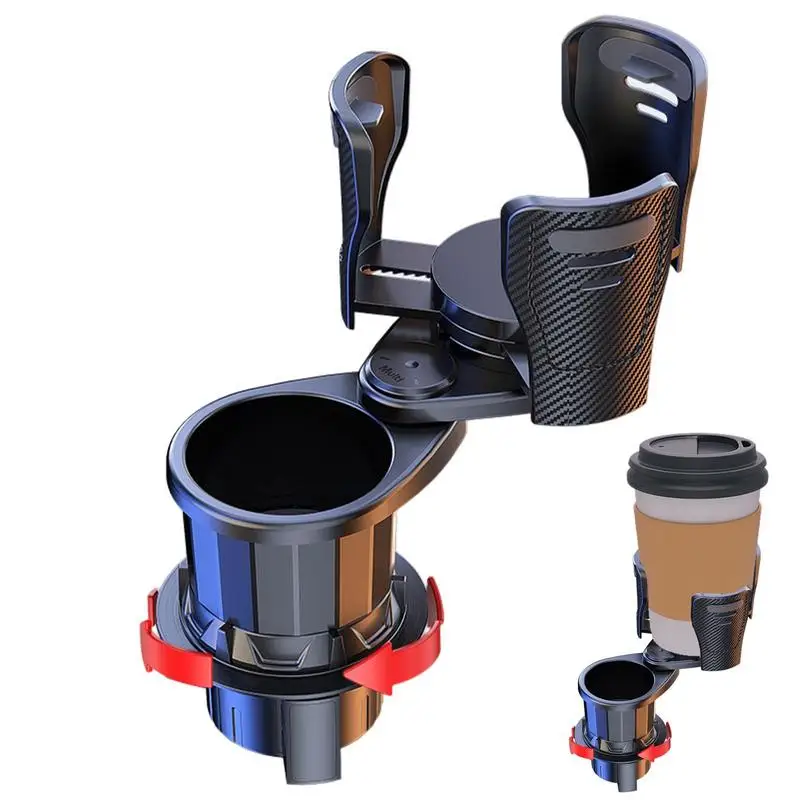 

Car Cup Holder 2 In 1 Auto Drink Holder Expander 360 Degree Rotation Multifunctional Vehicle Cup Organizer Car Accessories