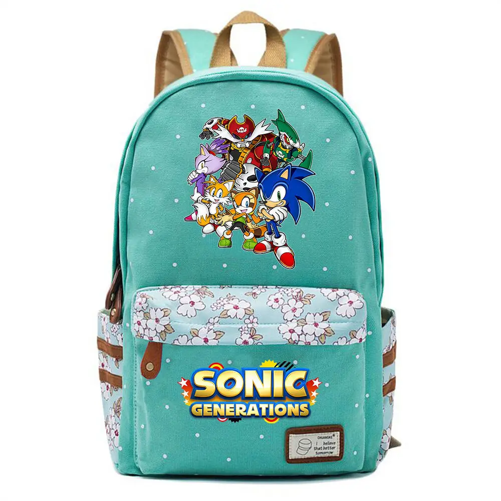 

2022 Hedgehog Canvas Backpack Student Schoolbag Large Capacity Travel Bag Youth Casual Backpack