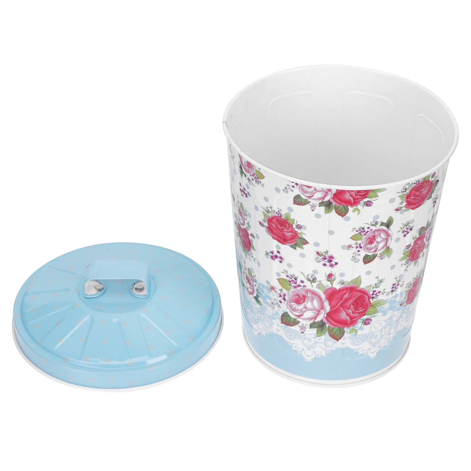 

Trash Mini Can Bin Garbage Waste Desktop Kitchen Small Wastebasket Bins Tiny Home Large Office Bucket Metal Capacity Basket