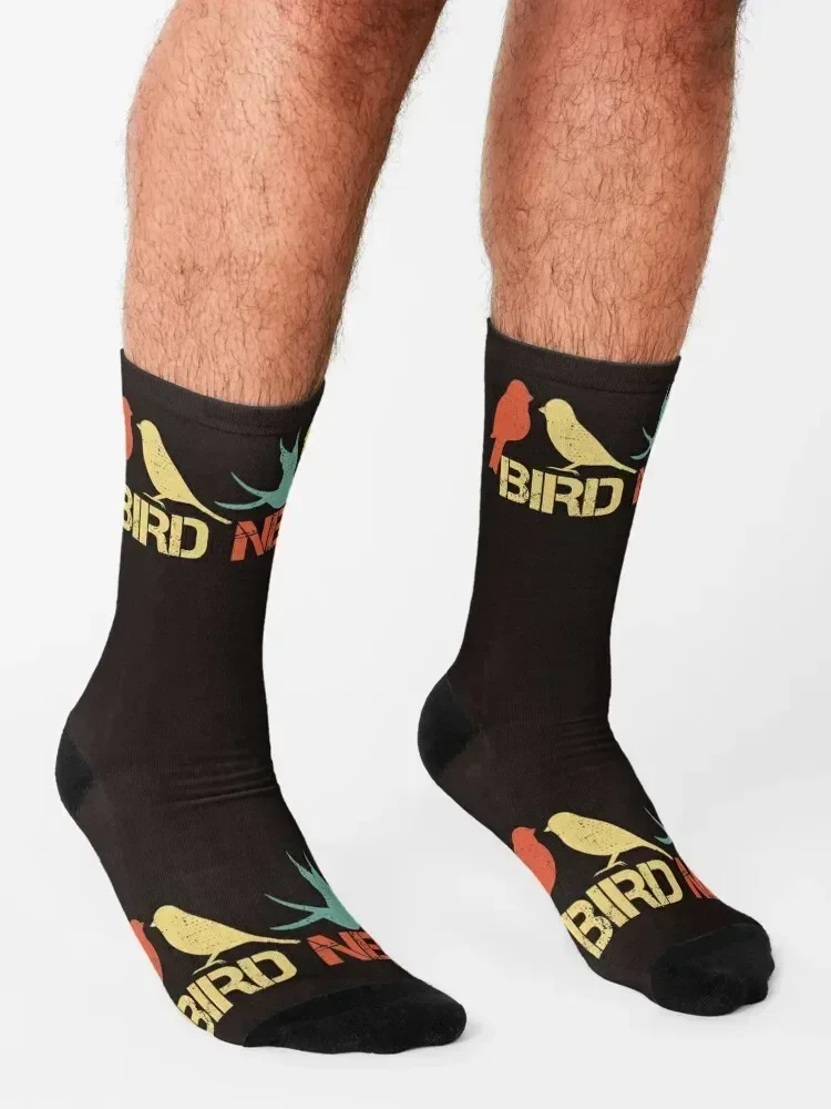 Bird Nerd Birdwatching Birdwatcher Ornitholog Подарочные носки теплые зимние мужские детские с