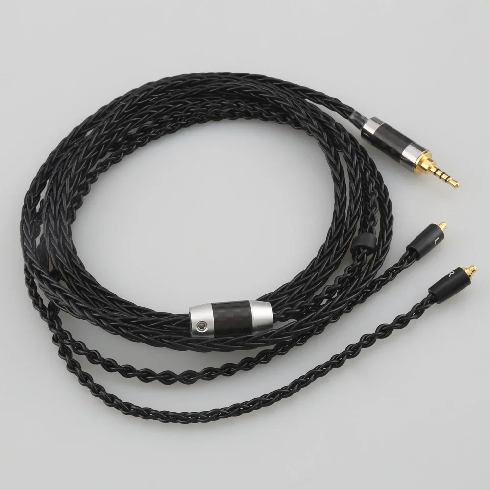 Hot Sell 26AWG 152 Core Silver Plated MMCX Earphone For SENNHEISER AKG N30 N40 N5005 2.5mm Headphone Upgrade Cable