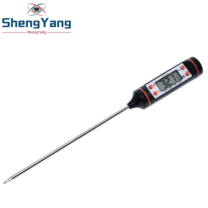 Цифровой термометр для мяса кухонный измеритель температуры барбекю воды молока