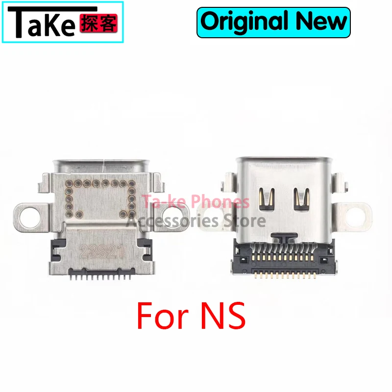 Фото 10-100 шт. USB-разъемы для зарядки для NS Switch OLED, NS Pro, NS Lite, консольный разъем питания Type-C, гнездо для зарядки. №2