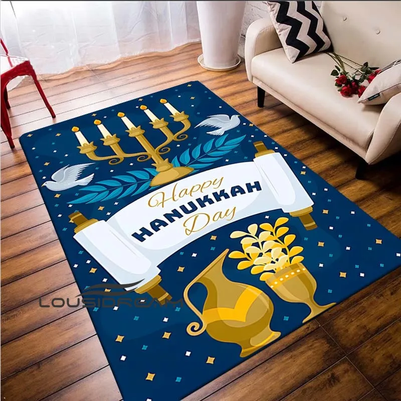 

Модный декоративный ковер hanukka для спальни с рисунком, гостиной, детский большой ковер для игр на открытом воздухе для мальчиков