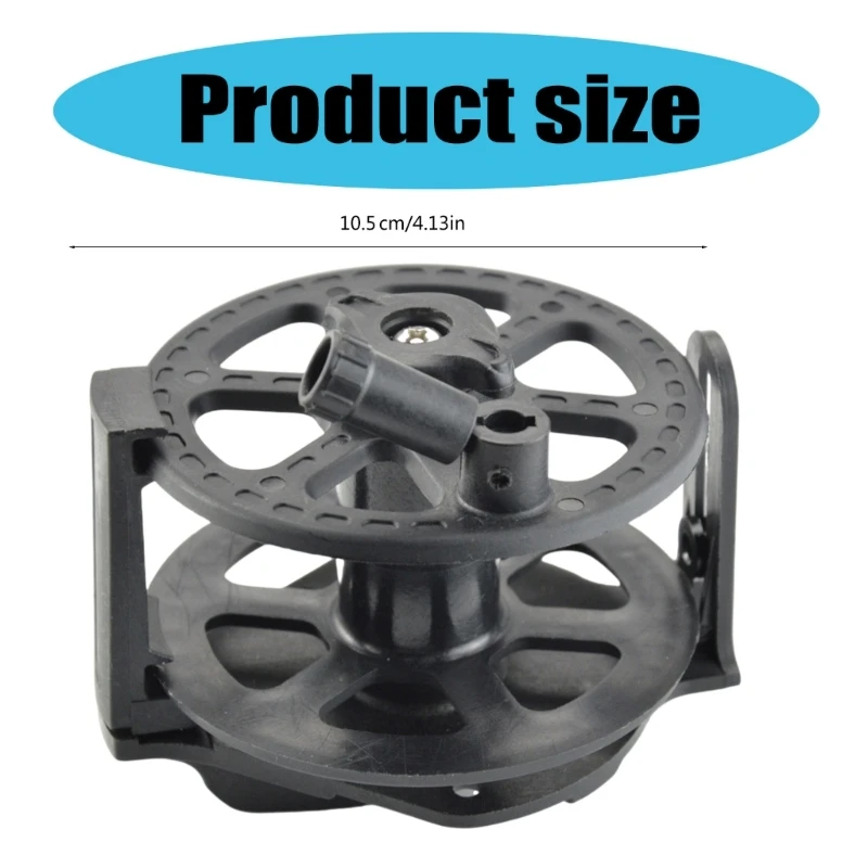 Колесо для лески разъёмного типа подводные деревянные катушки ружья гладкое